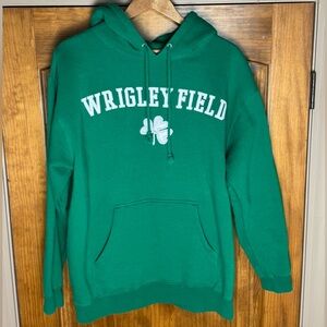 Green Chicago Cubs Wrigley Field Hoodie